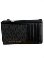 Michael Kors Portacarte Con Zip Unisex 35T4LCOZ7B Colore Nero Logato