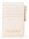 Valentino Bags Portacarte Con Zip Donna VPS8G9820 Nur Re Colore Ecru