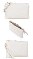 Valentino Bags Pochette Con Tracolla Rised Re VBS8P918 Colore Ecru