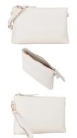 Valentino Bags Pochette Con Tracolla Rised Re VBS8P918 Colore Ecru