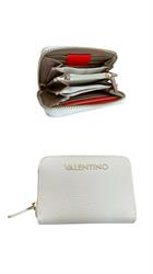 Valentino Portafoglio Donna Piccolo Alexia VPS5A8137 Colore Bianco/Cuoio