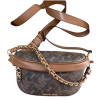 Michael Kors Marsupio Logato Marrone 30H3G04M0B