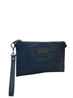 Valentino Bags Pochette Uomo VBE7CG654 Patrik Re Colore Navy
